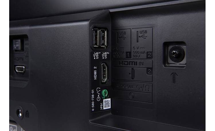 Sony KDL-40W650D Back (A/V inputs #1)