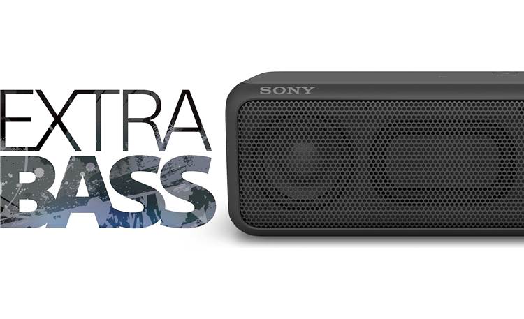 Sony SRS-XB3 Black  - activate EXTRA BASS with the touch of a button
