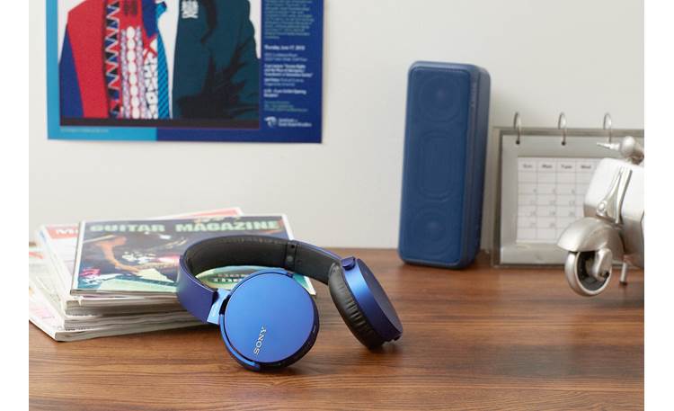 Sony SRS-XB3 (Blue) Portable Bluetooth® speaker at Crutchfield