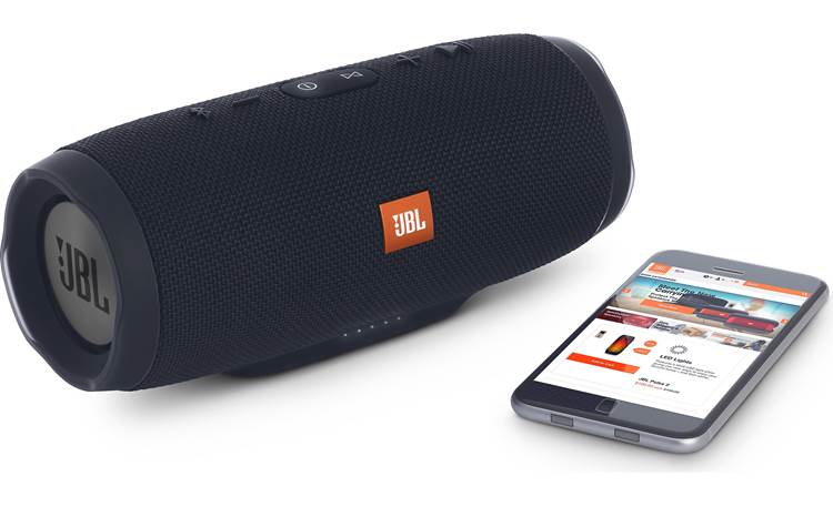 JBL Charge 3 Black - Play your music wirelessly (smartphone not included)