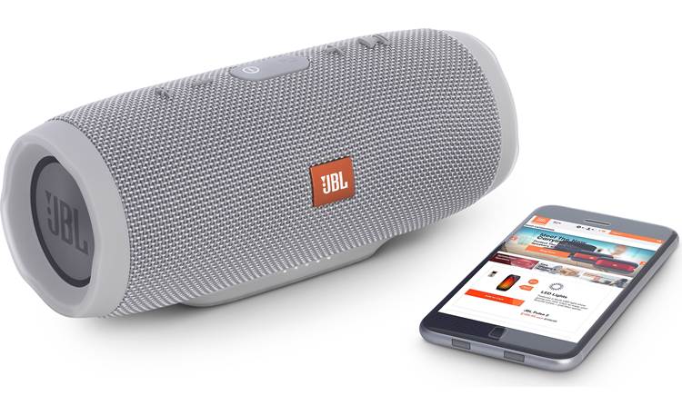 JBL Charge 3 Gray - Stream via Bluetooth (smartphone not included)