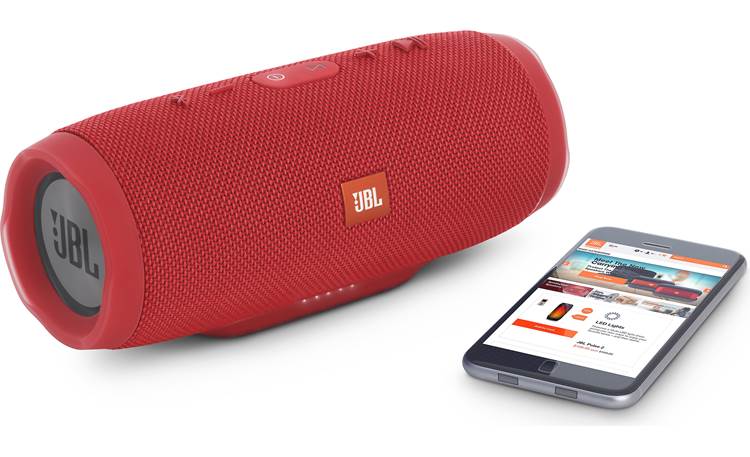 JBL Charge 3 Red - Stream via Bluetooth (smarphone not included)