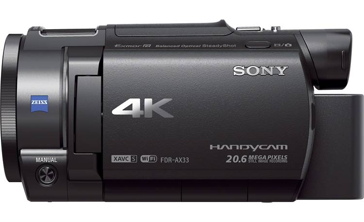 Sony Handycam® FDR-AX33 Left side