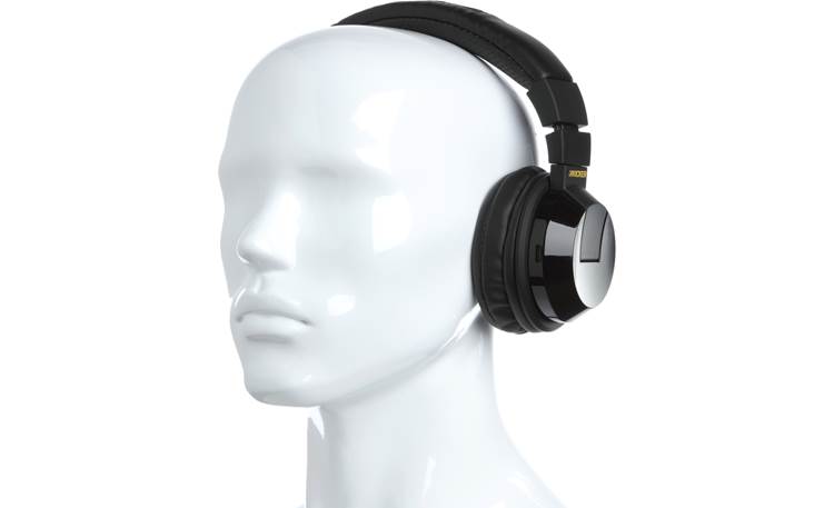 Kicker HP402BT Tabor Black Over-The-Ear Wireless Bluetooth Headphones 