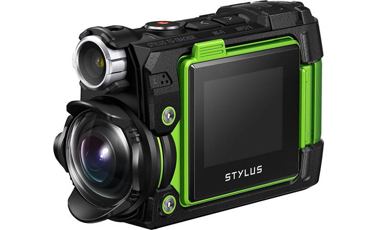 oppakken steekpenningen palm Olympus Stylus Tough TG Tracker (Green) 4K Ultra HD action cam with Wi-Fi®  at Crutchfield