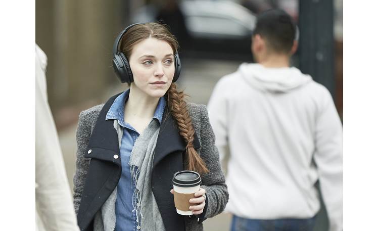 Bose® QuietComfort® 35 (Series I) Acoustic Noise Cancelling® wireless headphones Music plays wirelessly from your phone or music device via Bluetooth