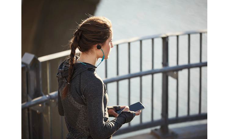 Bose® SoundSport® wireless headphones Built-in Bluetooth lets you listen to music and make calls wirelessly