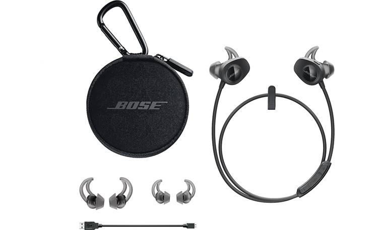 Bose® SoundSport® wireless headphones Includes matching case and three sizes of earbuds