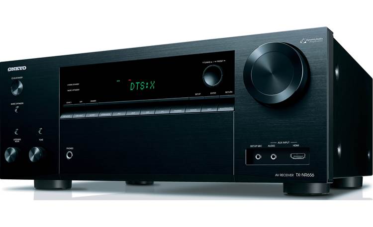 Onkyo TX-NR656 Angled front view