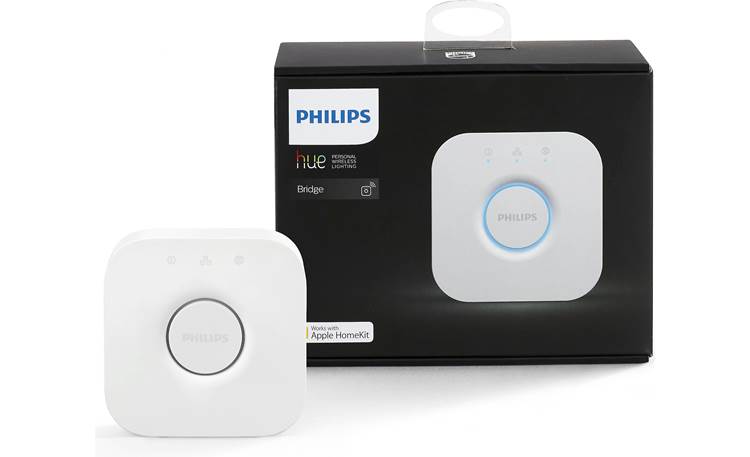 Philips Hue Lucca Porch Light Kit Included wireless bridge lets you schedule, group, and control up to 50 Hue devices throughout your home