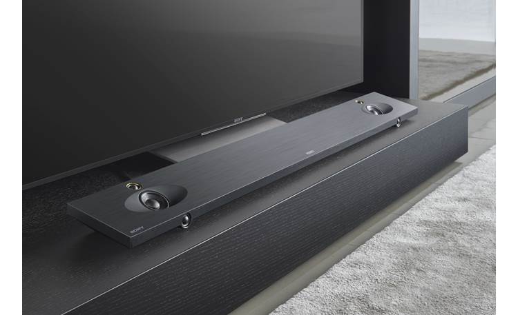 Sony HT-NT5 Slim design fits under your TV (not included)