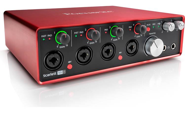 Focusrite Scarlett 18i8 (Second Generation) USB 2.0 audio 
