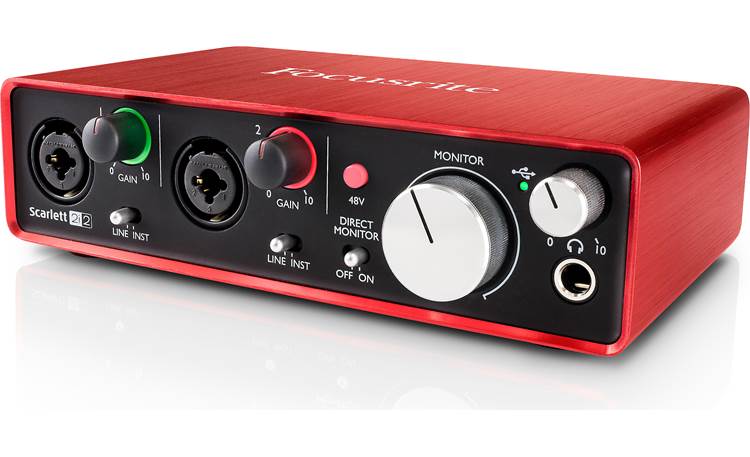 Focusrite Scarlett 2i2 (Second Generation) USB 2.0 audio interface for Mac®  and PC at Crutchfield