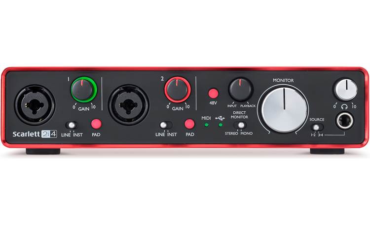 Focusrite Scarlett Solo (Second Generation) USB 2.0 audio interface for  Mac® and PC at Crutchfield