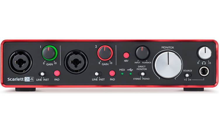 Focusrite Scarlett 2i4 (Second Generation) USB 2.0 audio interface