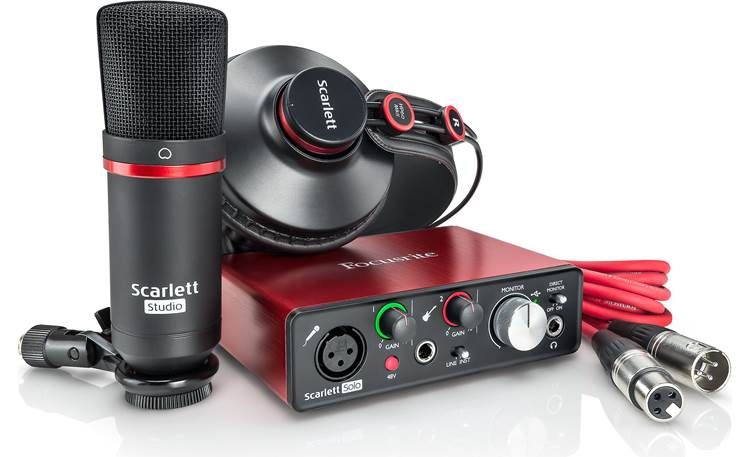 Focusrite Scarlett Solo Studio (Second Generation) Home recording ...