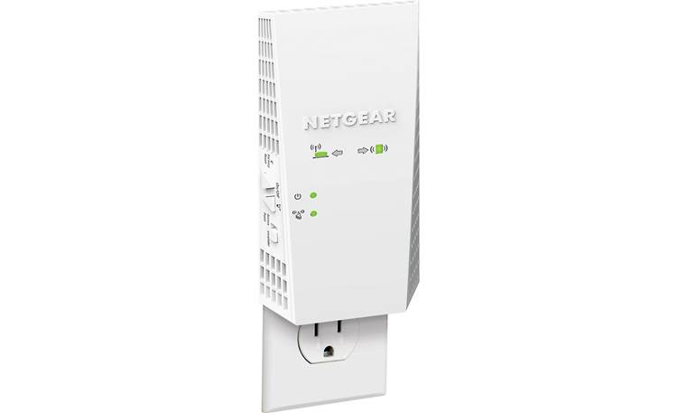 NETGEAR AC1900 Wi-Fi® Range Extender Essentials Edition Shown plugged into outlet