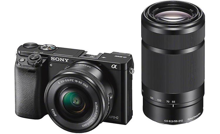 Sony a6000 Two Lens Kit Front