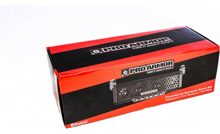 Pro armor 4 speaker bluetooth sound hot sale bar system