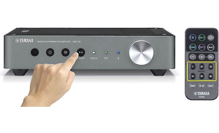 Yamaha WXC-50 MusicCast wireless streaming preamplifier with Wi-Fi 