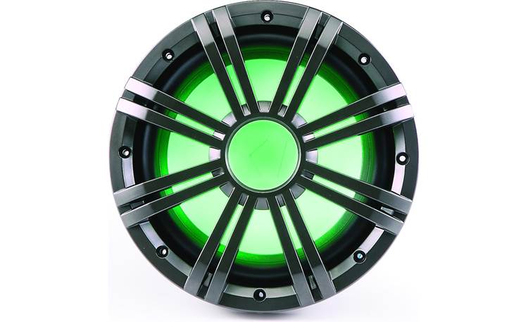 Kicker 10 Inch Weather-Proof Subwoofer With LED Grille - Marine Audio System