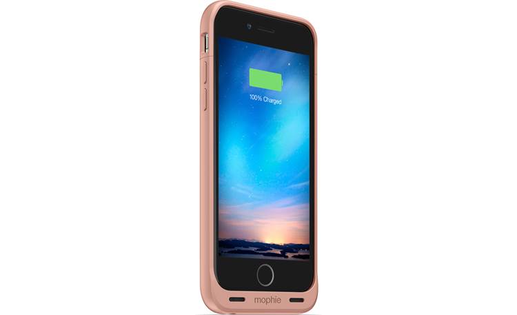 werkplaats wij transactie mophie juice pack reserve (Rose Gold) Ultra-thin protective case for iPhone®  6/6S with built-in rechargeable backup battery at Crutchfield