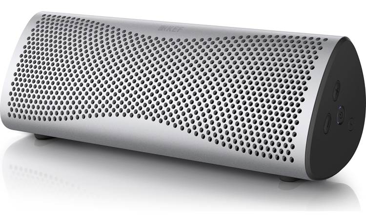 KEF MUO (Silver) Portable Bluetooth® speaker at Crutchfield