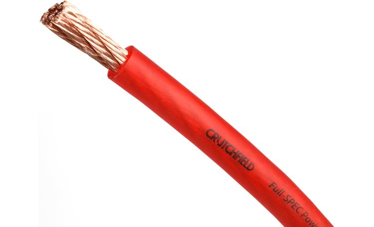 Crutchfield Red Power Wire Front