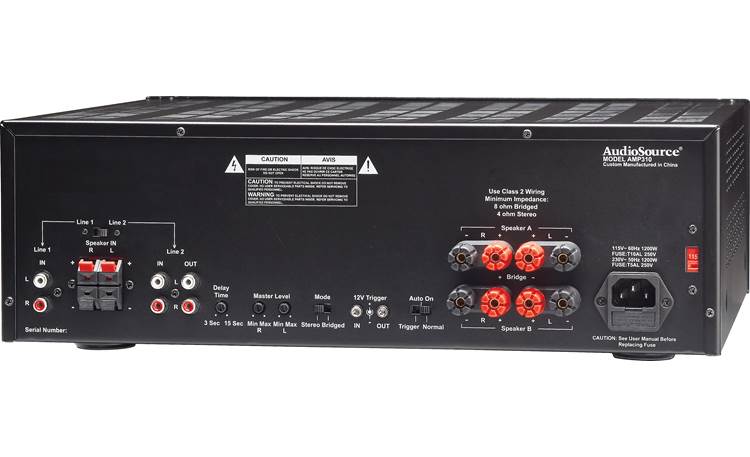 AudioSource AMP310 Stereo dual-source power amplifier at Crutchfield