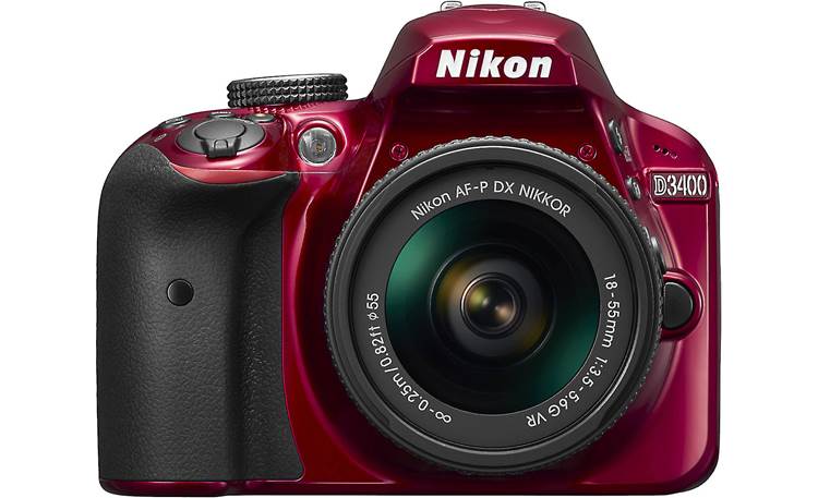 Nikon D3400 Kit Front, straight-on