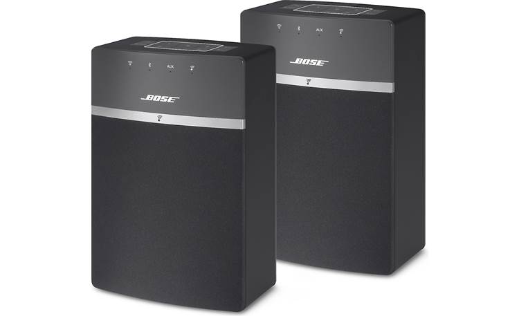 median Sammenlignelig Række ud Bose® SoundTouch® 10 wireless speakers (Black) 2-pack at Crutchfield