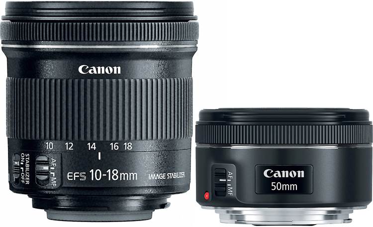 Canon Portrait & Travel Two Lens Kit EF 50mm f/1.8 STM and EF-S 10