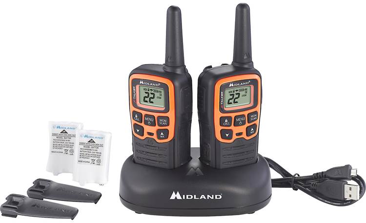 Midland X-Talker T51VP3 Radios and charging base