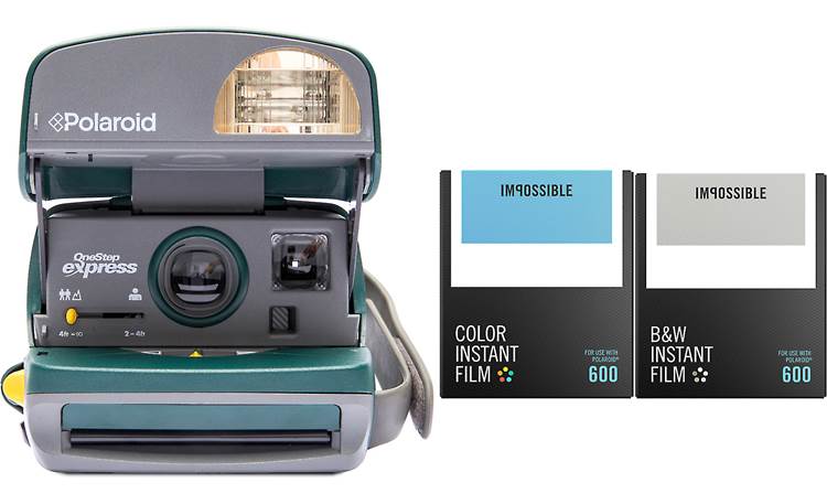 Polaroid i-Type Now White and Grey Instant Film Camera - Refurbished