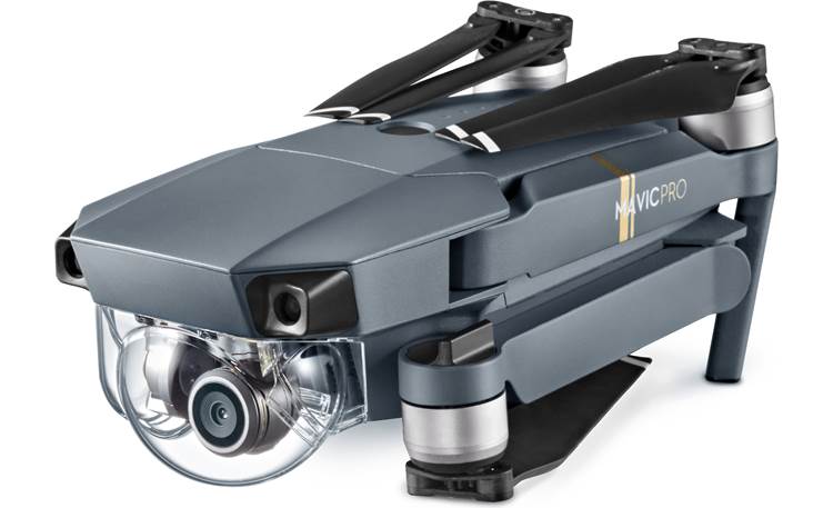 DJI Mavic Pro Quadcopter Shown with propellers folded