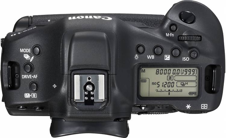 Canon EOS-1D X Mark II (no lens included) Top