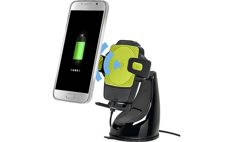 SBS Supporto da cruscotto/parabrezza, porta cellulare con ricarica