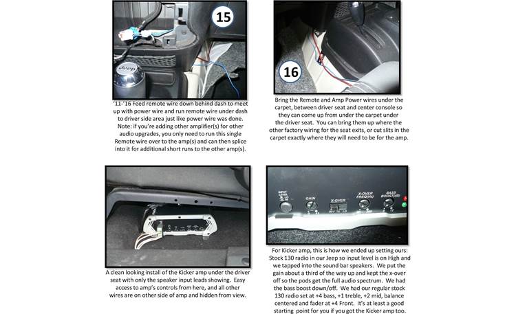 Select Increments JKU-Pods Installation Instructions: page 10