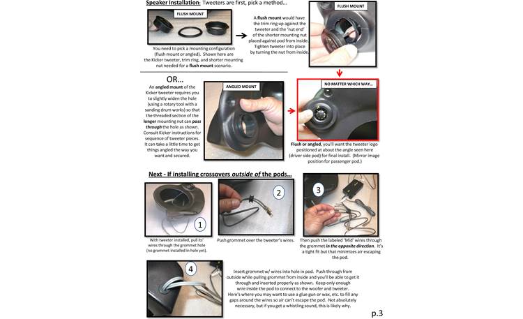 Select Increments JKU-Pods Installation Instructions: page 3