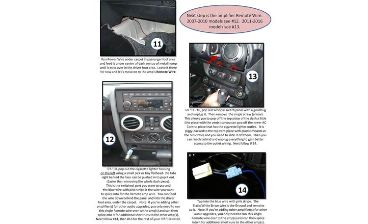 Select Increments JKU-Pods Installation Instructions: page 9
