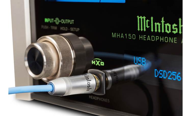 McIntosh MHA150 Close-up of headphone connection