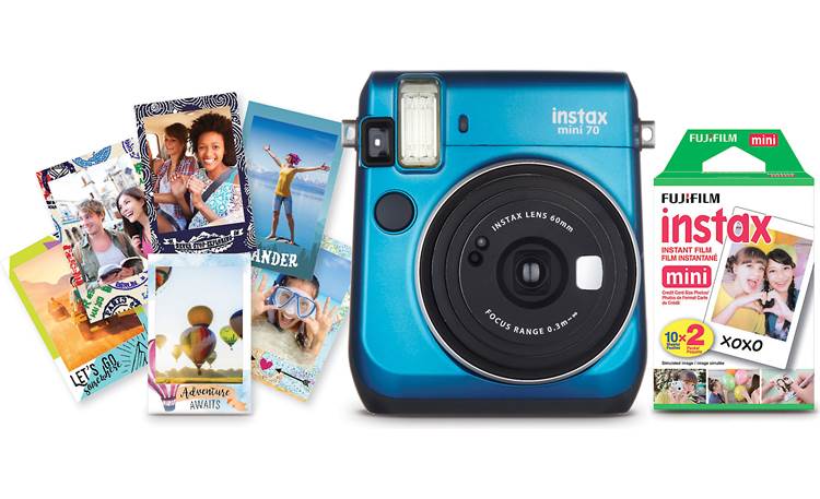 Fujifilm Instax Mini 8 (Blue) Compact instant camera at Crutchfield