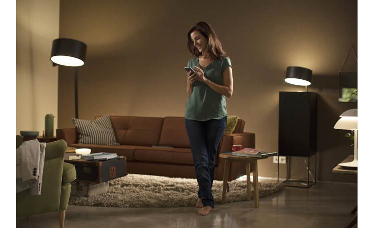 Philips Hue White A19 Starter Kit Enjoy easy control from your phone or tablet