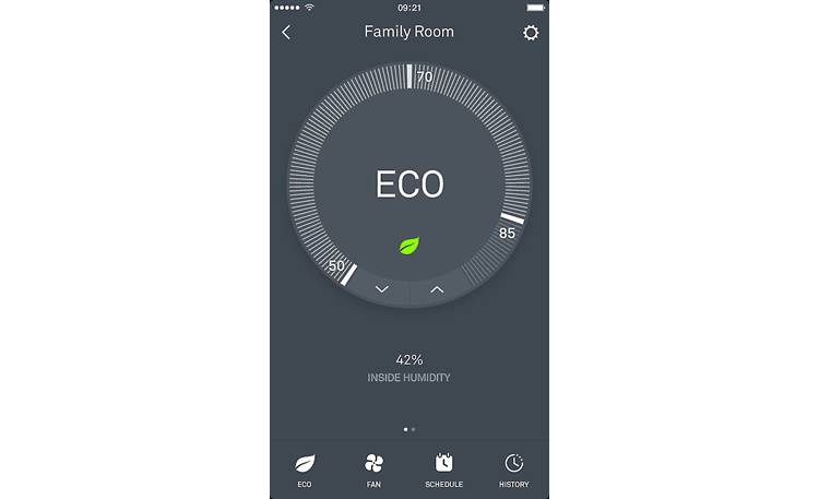 Google Nest Learning Thermostat, 3rd Generation You can select Eco Temperatures in the Nest app or on the thermostat