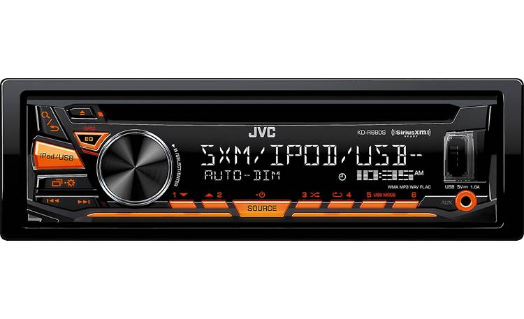 JVC KD-R690S CDレシーバー - フロントUSB/AUX入力/パンドラ/SiriusXM対応/可変照明。：オマツリライフ別館 -  TV・オーディオ・カメラ