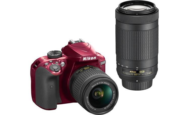 Nikon D3400 Two Lens Kit Front