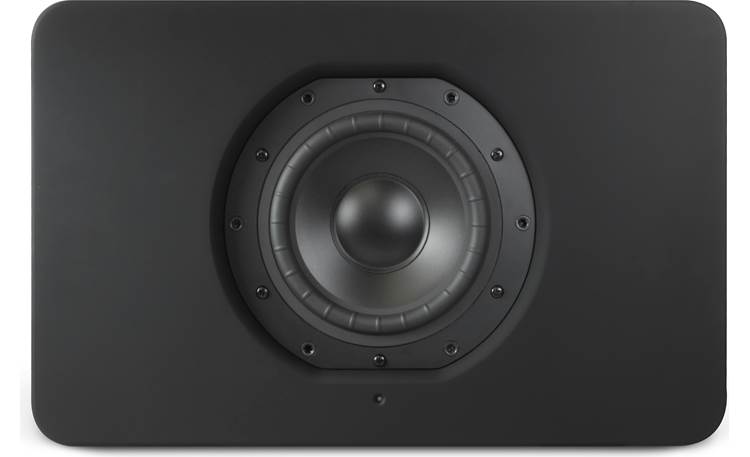 Bluesound Pulse Sub Black - front view, grille off