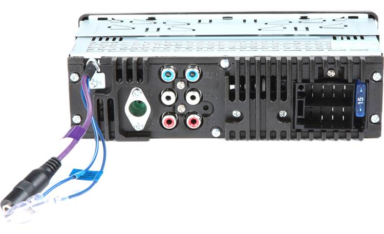 Clarion FZ105BT 6-channel preamp outputs