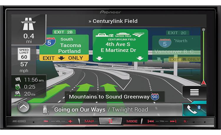 Pioneer AVIC-5201NEX Navigation receiver at Crutchfield