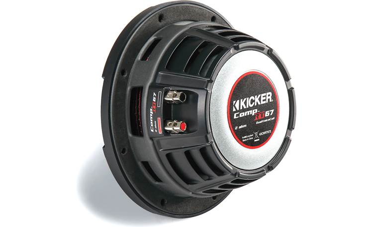 43CWRT672 Kicker 6.75" inch Shallow Mount Car Bass CompRT Red Subwoofer 2 Ohm